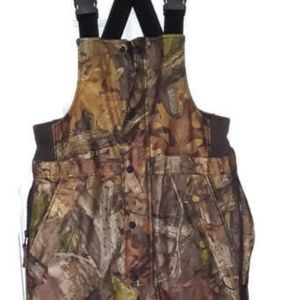 Cabelas Bib Overalls Thick Camo Coveralls